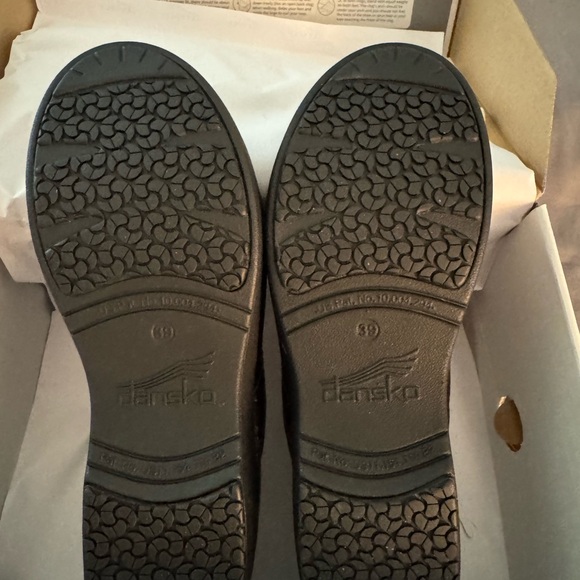 Dansko Brown Leather Mules Supportive Slip-On Clogs - Picture 9 of 12